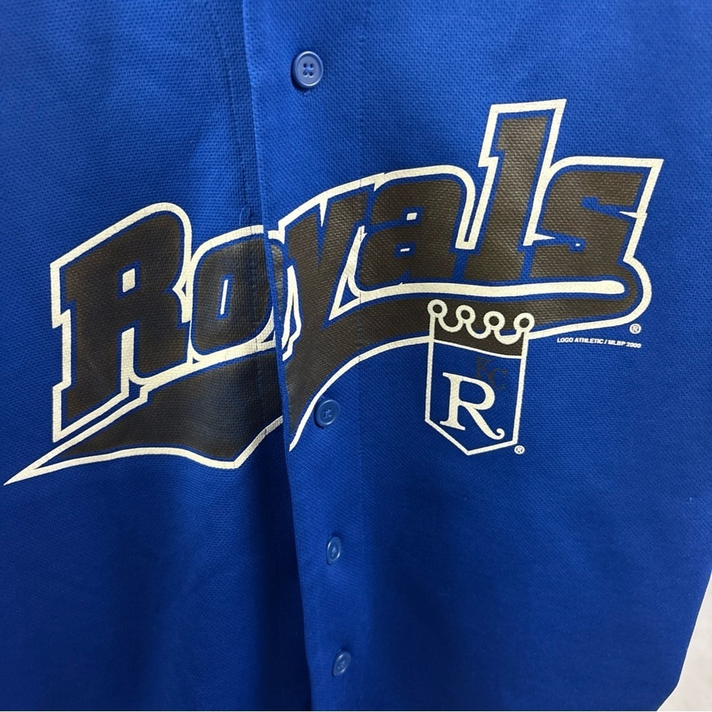 Vintage Kansas City Royals Jersey Sz XL Mens 2000 Y2K Logo Athletic MLB Baseball - Picture 3 of 12